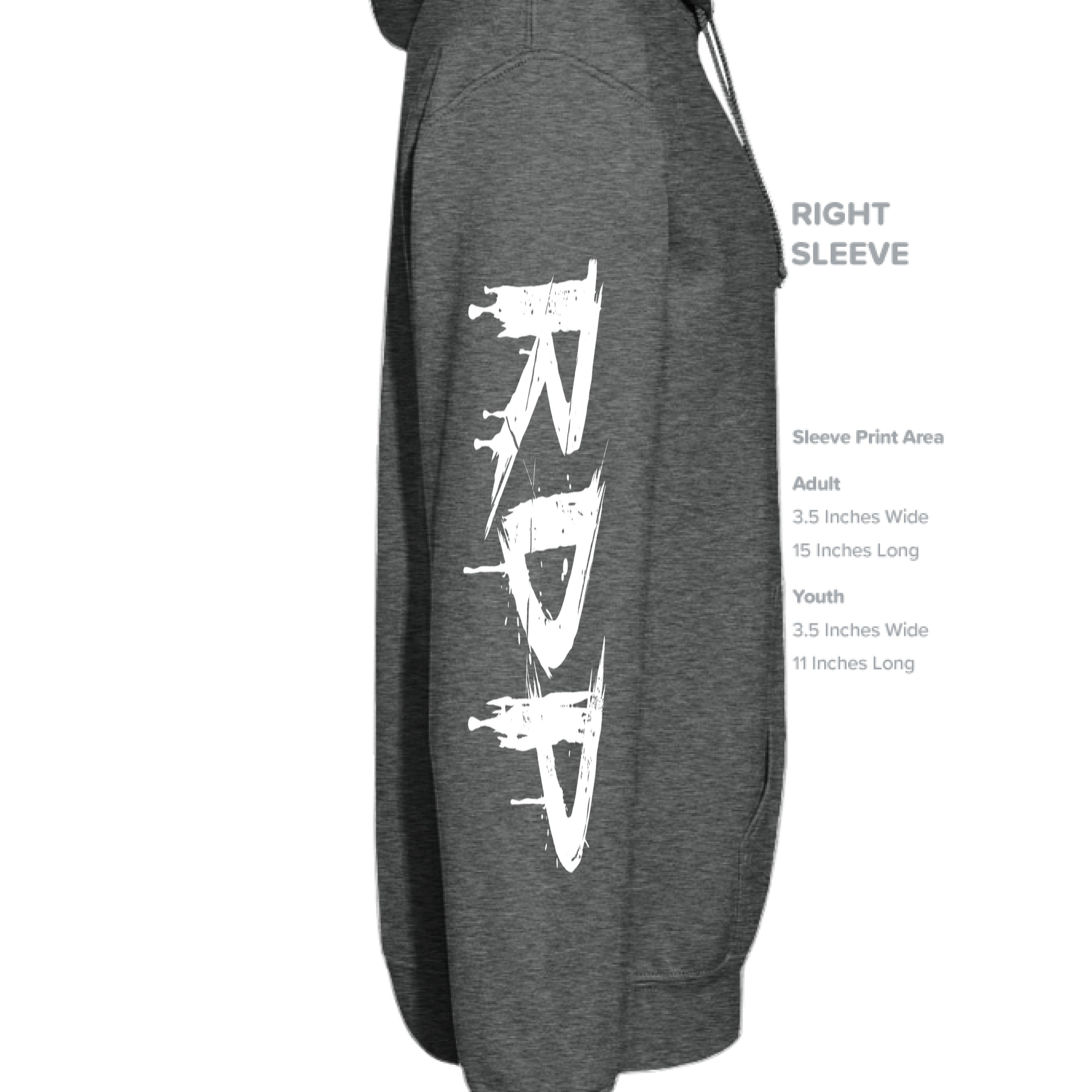 CHARCOAL HEATHER - SLEEVE_RIGHT