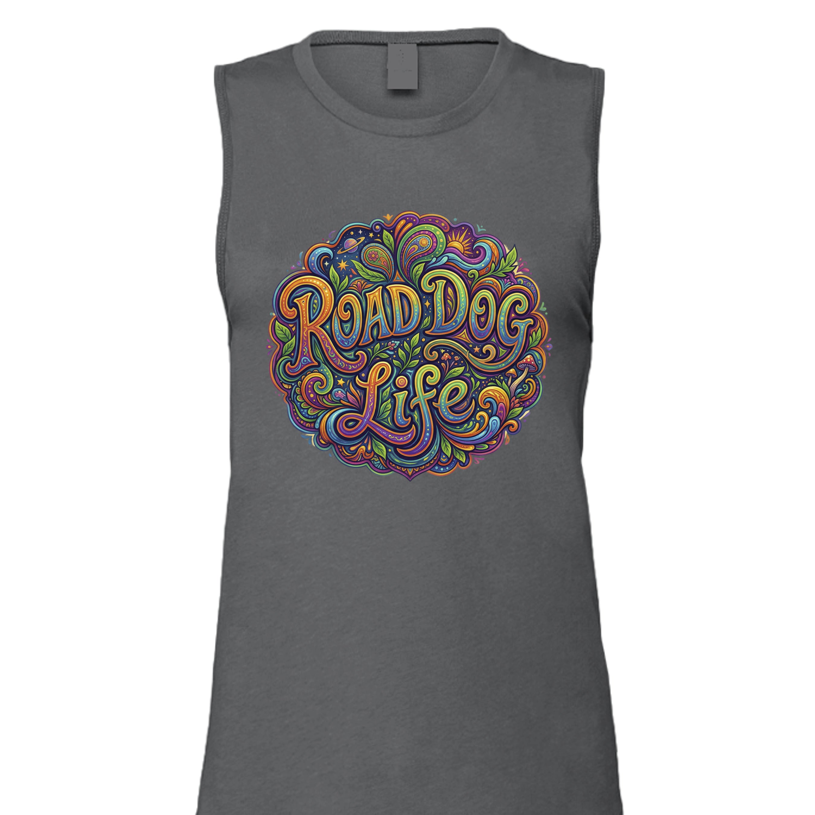 DARK GRY HEATHER - B6003 - FRONT