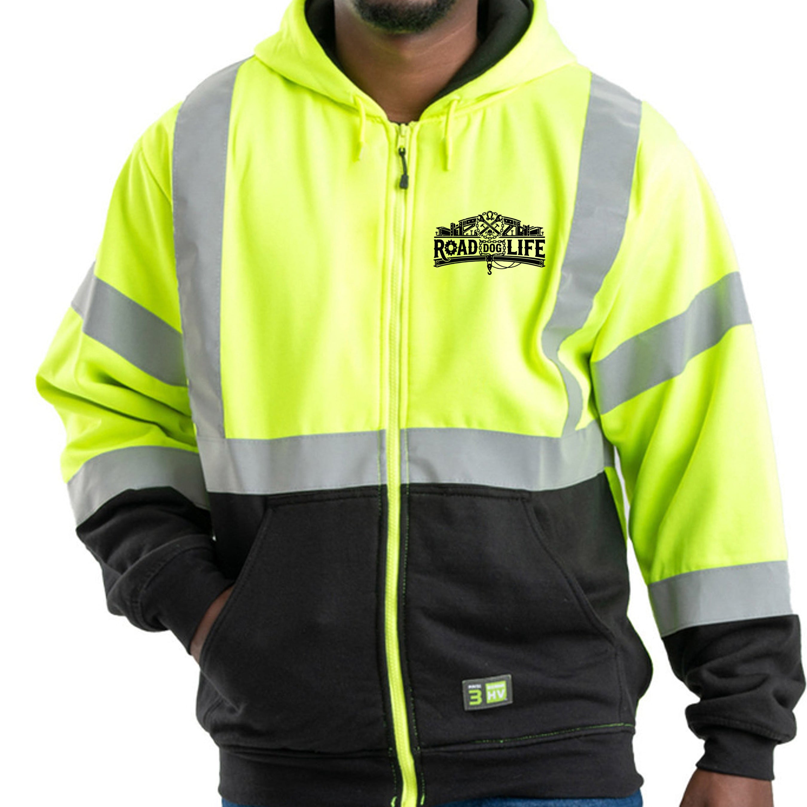 HI VIS YELLOW - HVF023 - FRONT