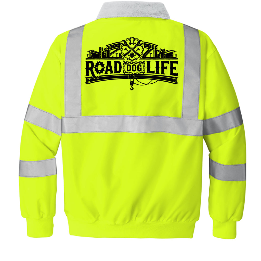 Safety Yellow - SRJ754 - BACK