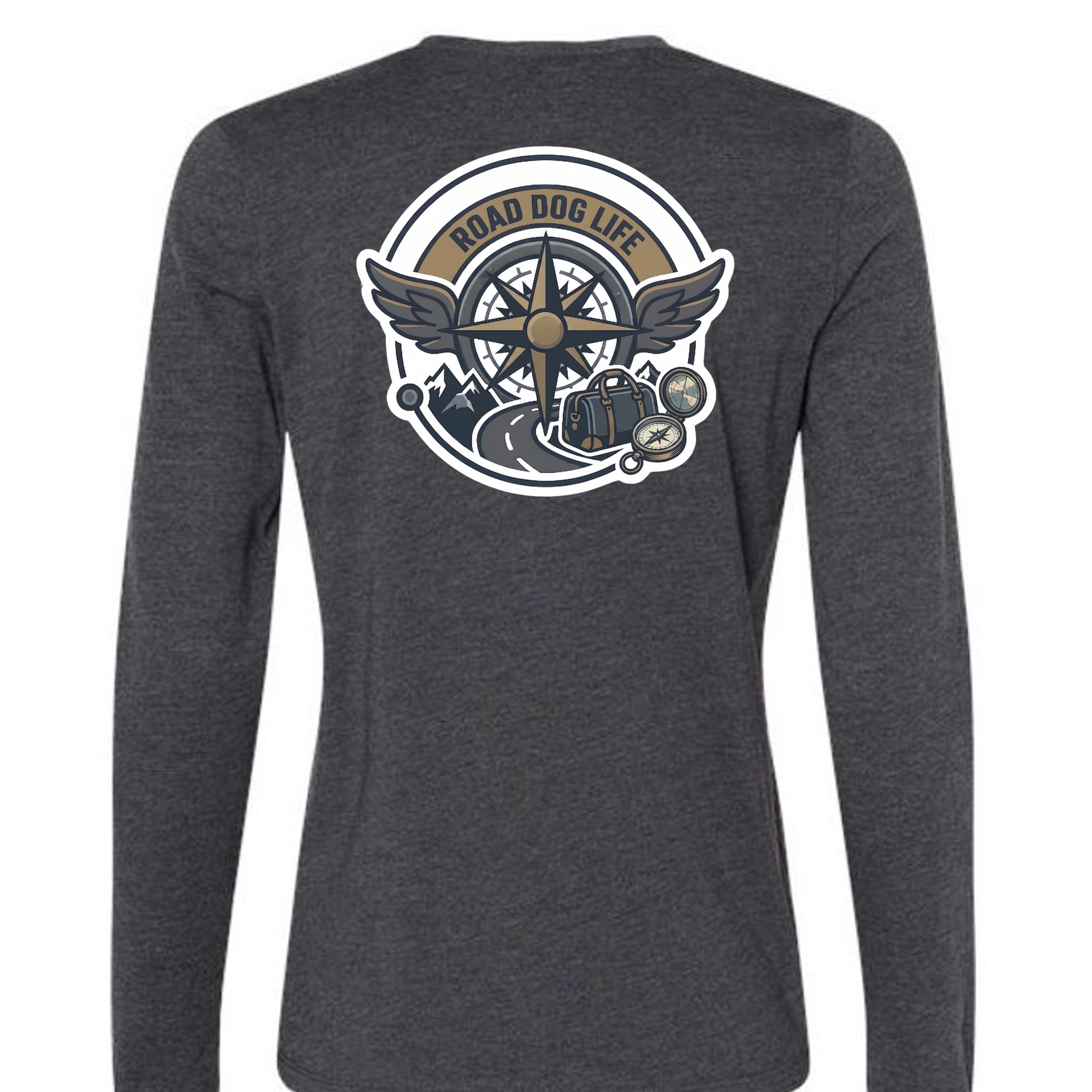 Dark Grey Heather - B6500 - BACK
