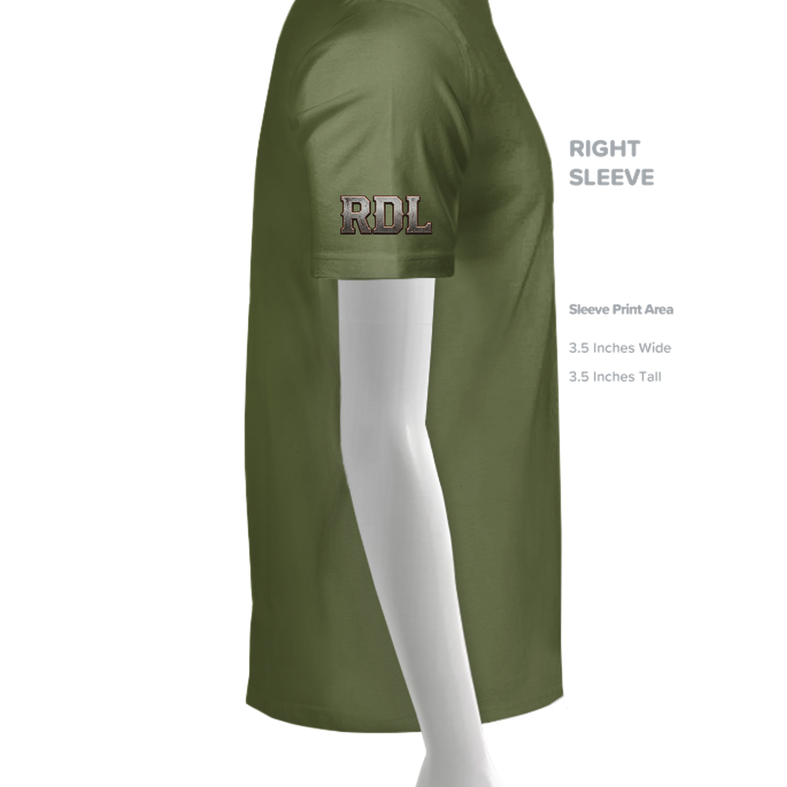 MILITARY GREEN - 6610 - SLEEVE_RIGHT