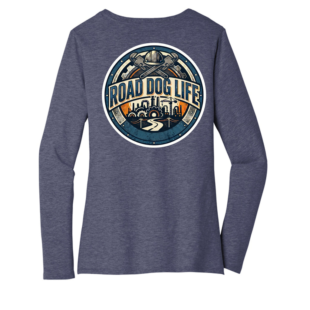 Heathered Navy - DT6201 - BACK
