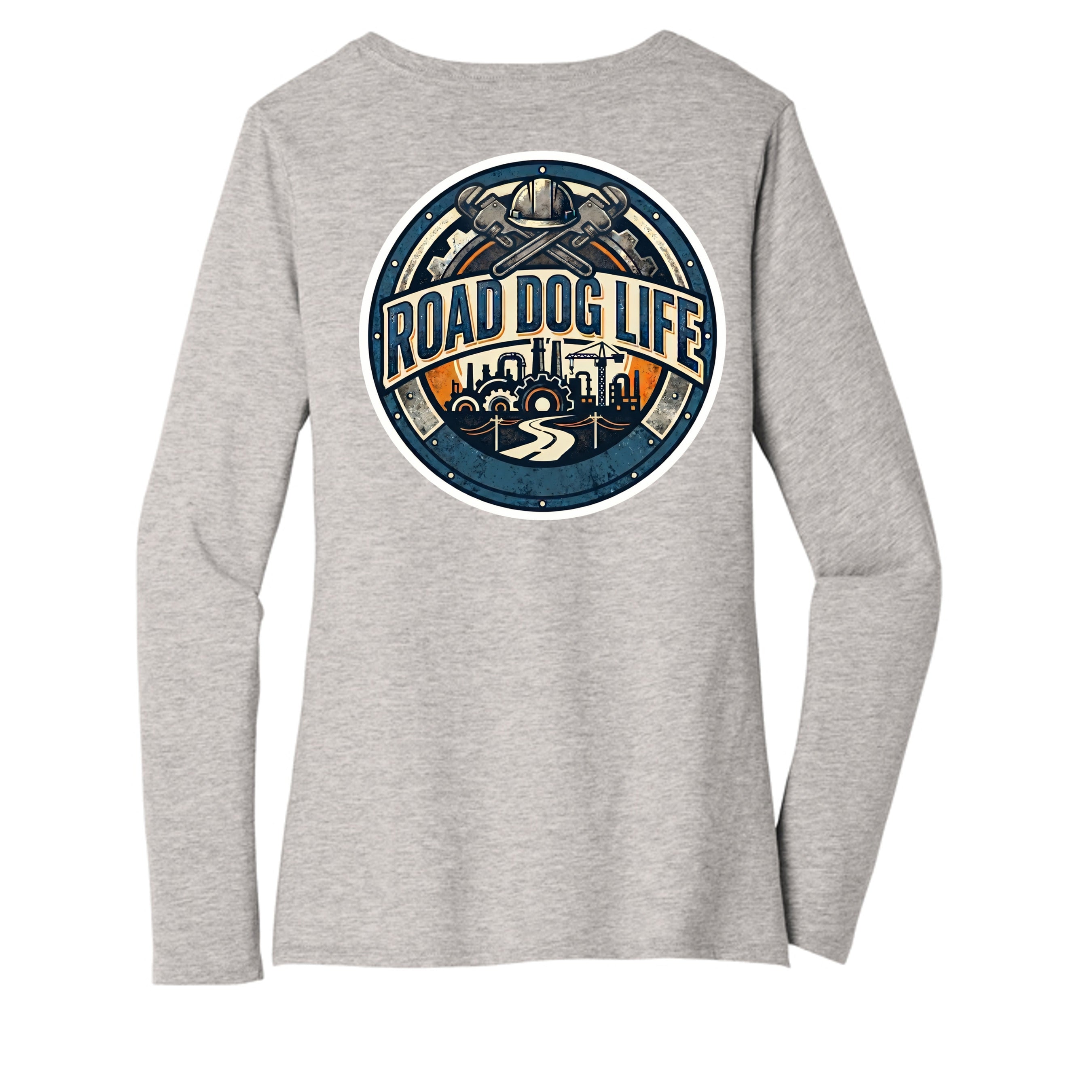 Light Heather Grey - DT6201 - BACK