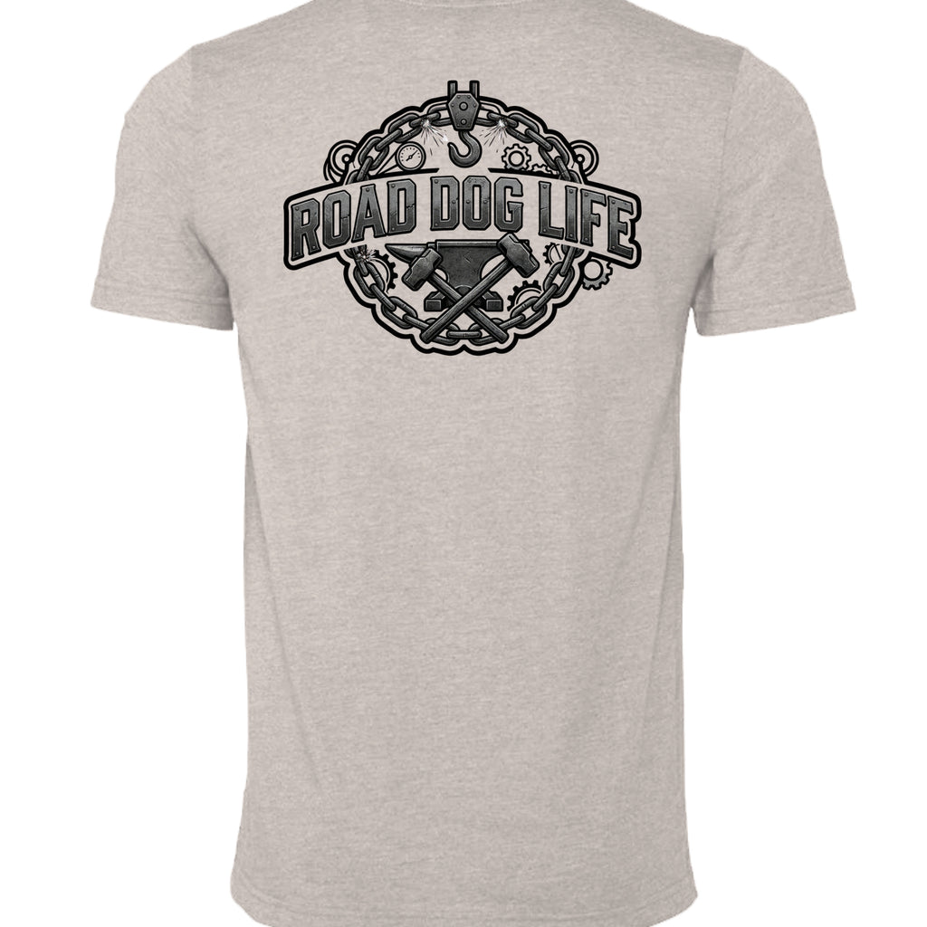 Heather Cool Grey - 3001CVC - BACK