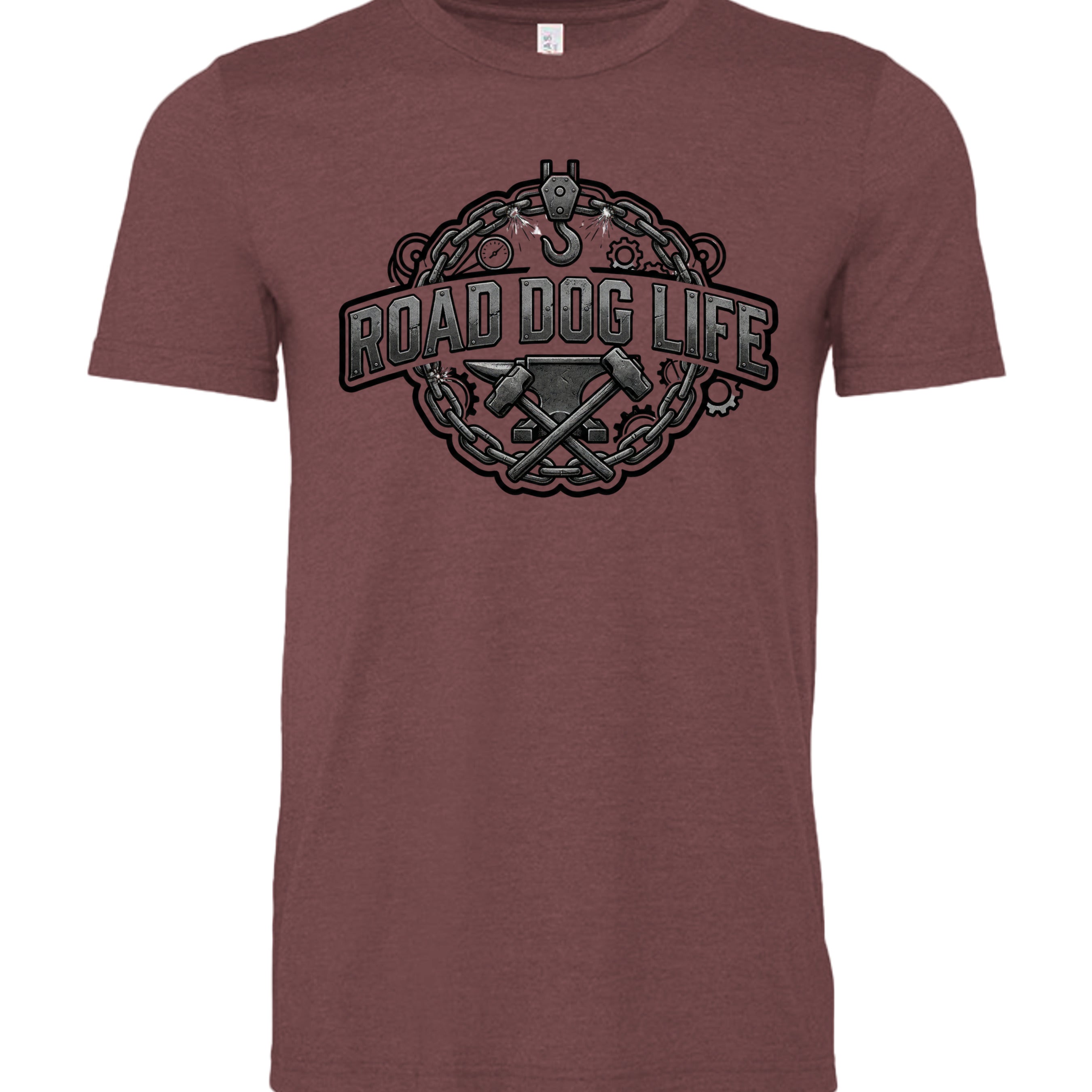 HEATHER MAROON - 3001CVC - FRONT