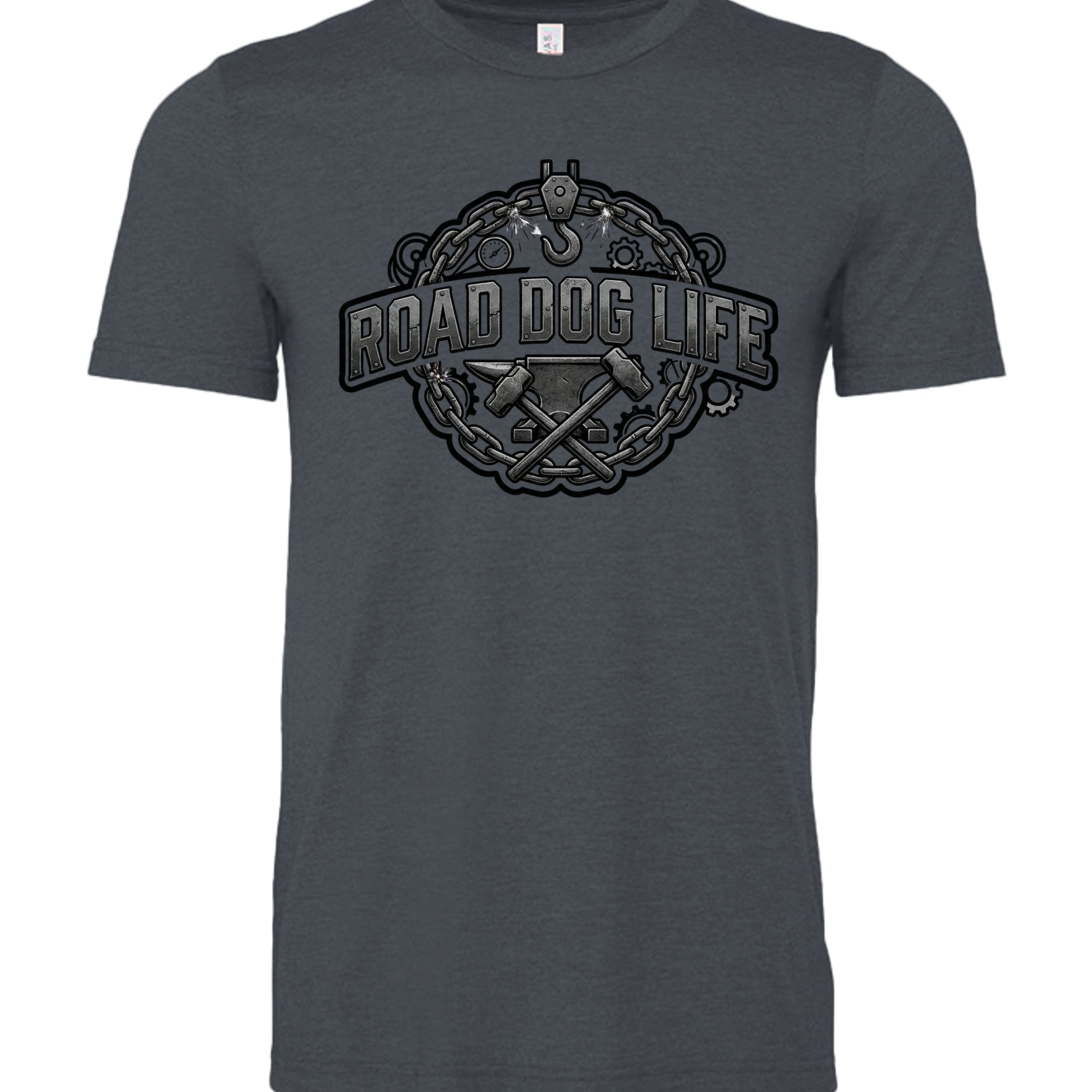 HEATHER MID NAVY - 3001CVC - FRONT