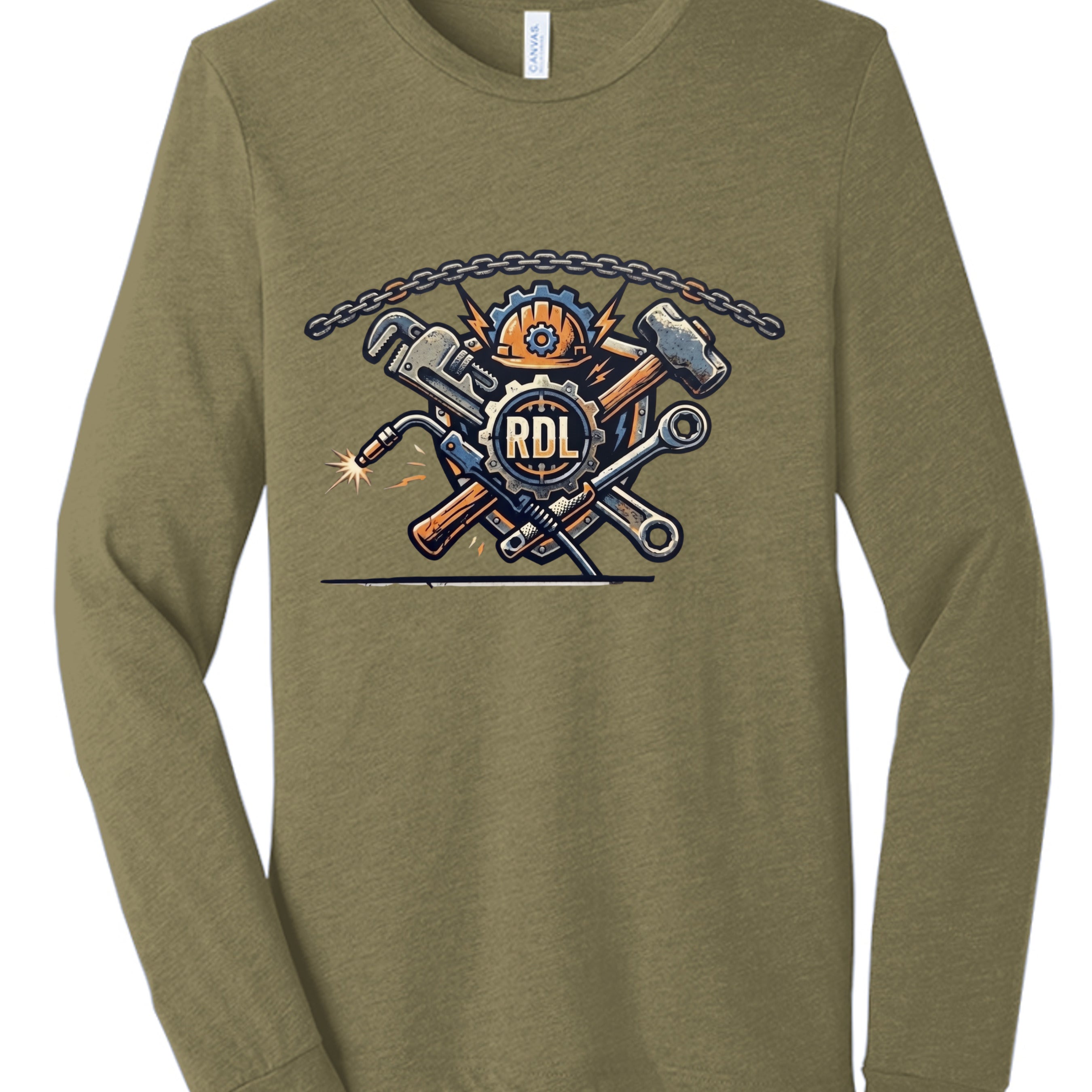 Olive Triblend - 3513 - FRONT