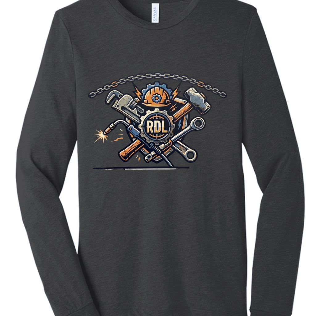 Solid Dark Grey Triblend - 3513 - FRONT