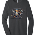 Solid Dark Grey Triblend - 3513 - FRONT