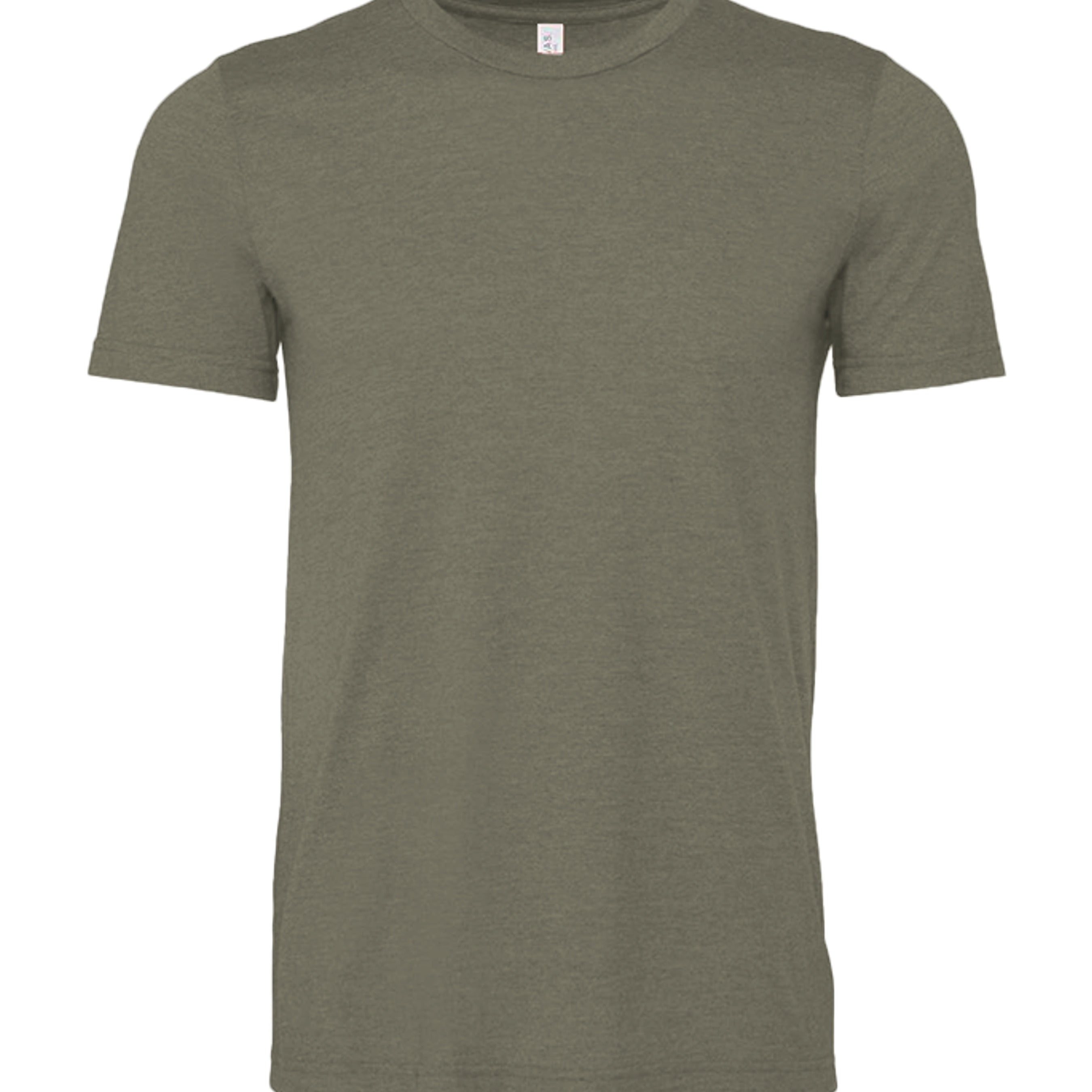 Heather Military Green - 3001CVC - FRONT