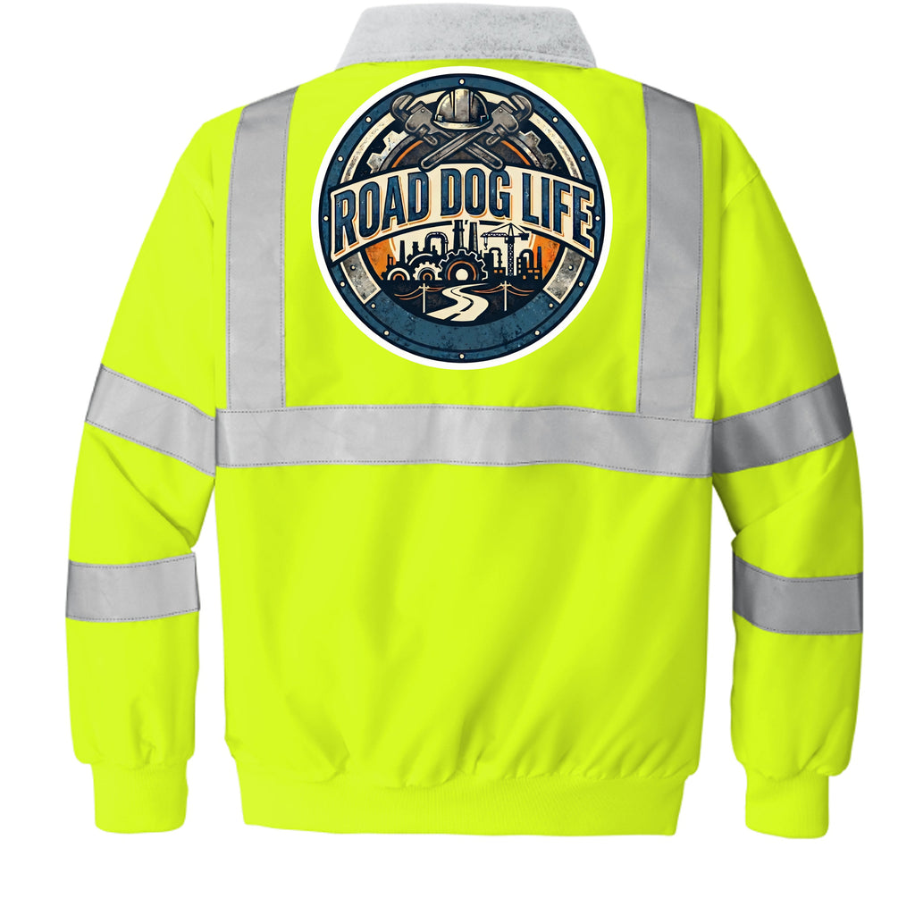 Safety Yellow - SRJ754 - BACK